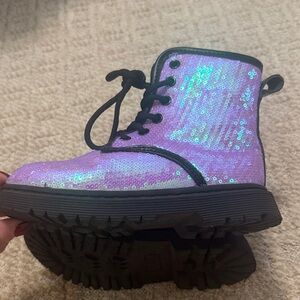 Lola and the boys  Glittery Purple Boots